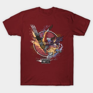 VEGA: FLYING BARCELONA ATTACK - RED/PURPLE T-Shirt